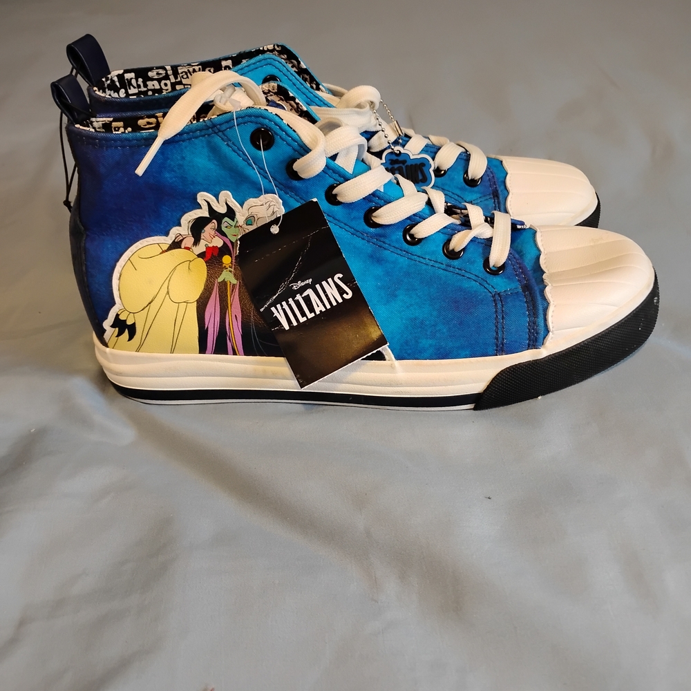 Disney Blue and White Kids Sneakers New With Tags